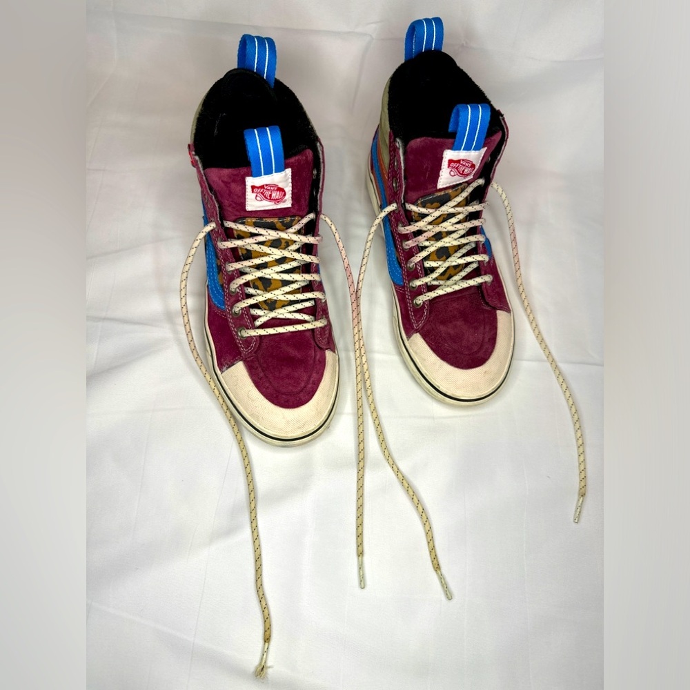 Vans SK8-HI MTE-2 Pomegranate / Leopard Sneakers Multi Color Size 7